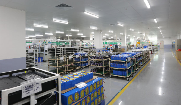 Shenzhen Yima Power Supply Co., Ltd. productielijn van de fabrikant